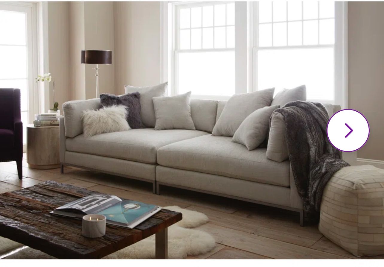 Wayfair Veda 118” Square Arm Sofa