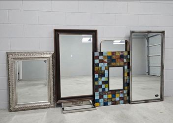 $25 each Dusty you wipe them down wall hanging mirror mirrors