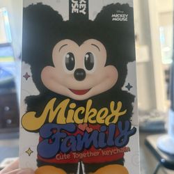 POPMART Mickey Family Cute Together KeyChain Series Blind Box Figure toy NEW