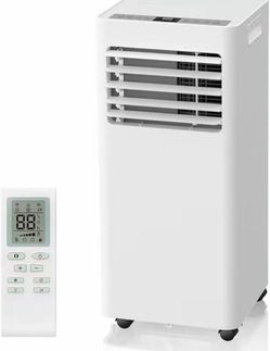 Portable Air Conditioners 8000 BTU,Quiet Portable AC Units for Rooms 3-IN-1 Cools Up to 500 Sq.Ft with Dehumidifier,Fan,Remote Control,24H Timer,Sleep