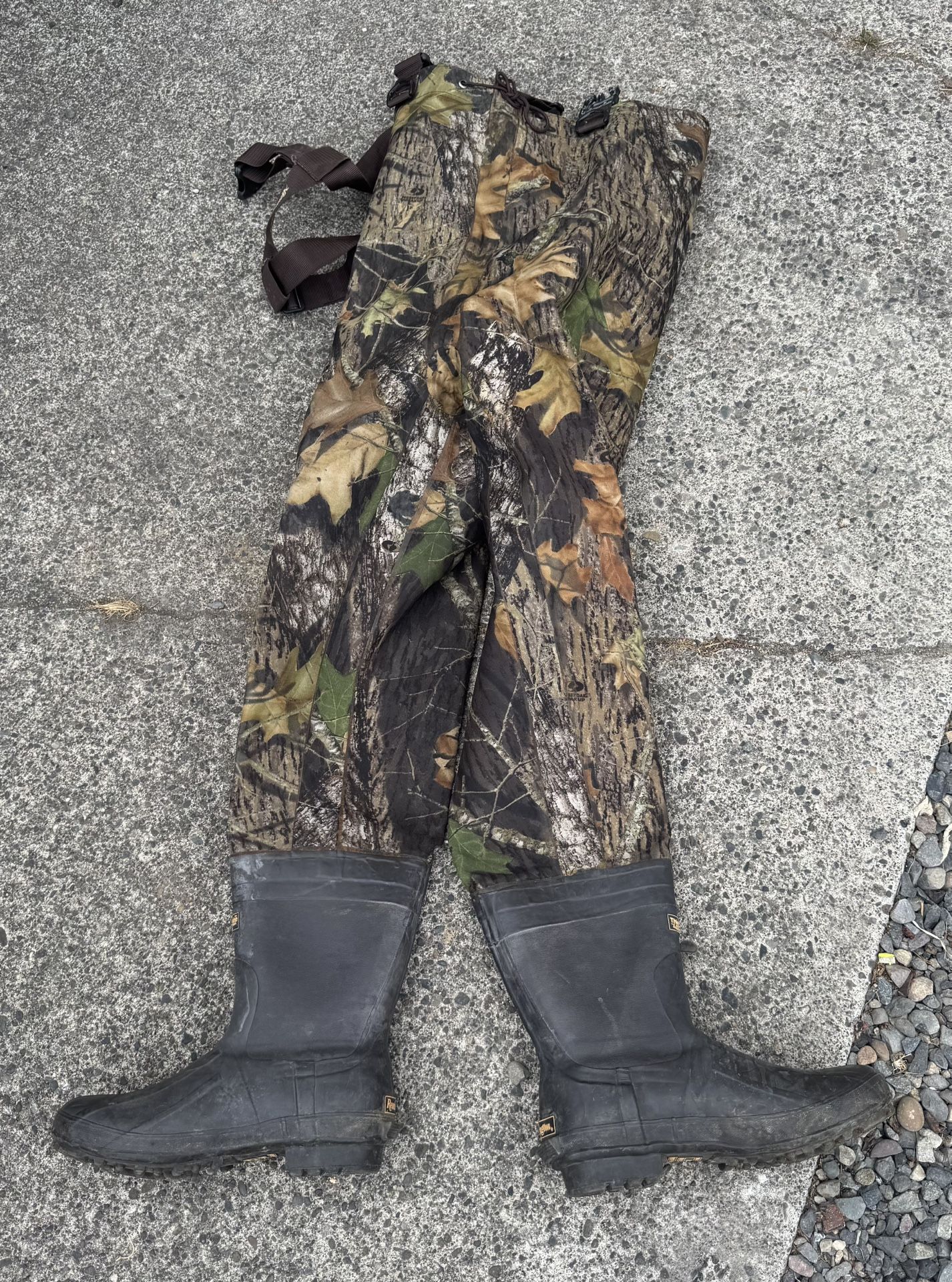 Remington Neoprene Bib Waders Size 12 Boots