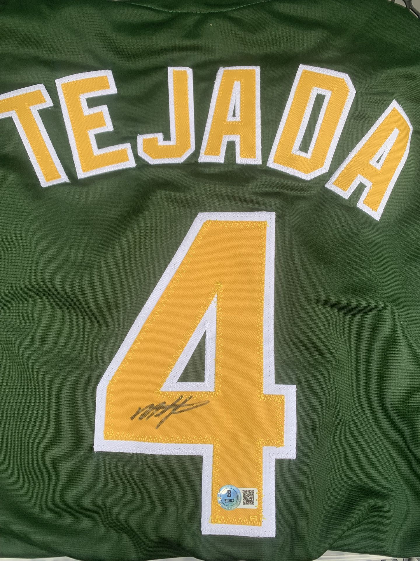 Miguel Tejada Authenticated Signed Jersey