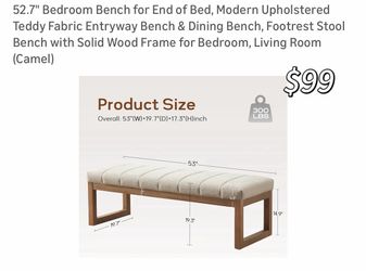 Bedroom bench