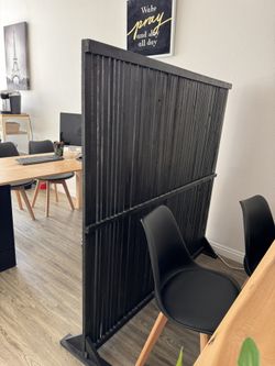 Wood Divider Accent Wall