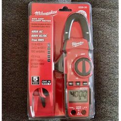 Milwaukee heavy-duty true-RMS 400 amp AC digital clamp meter