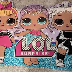 LOL Doll Party Decor / XL Cardboard Cutouts