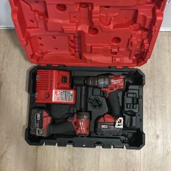 M18 FUEL 18V Lithium-Ion Brushless Cordless Hammer Drill and Impact Driver Combo Kit (2-Tool) with 2 Batteries
