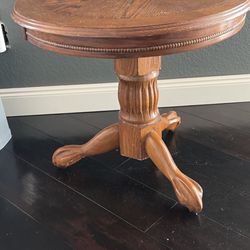Small Oak Side Table 