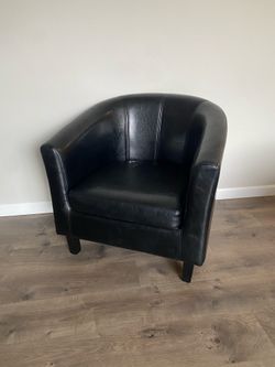 Faux Leather Chair