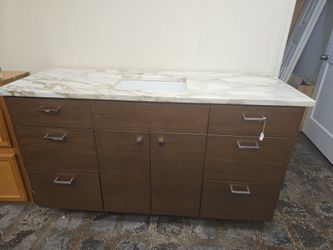 63¼" Vanity W/Stone Top