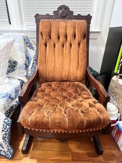 Bridgerton Style 200 Year Old antique Rocking Chair