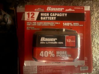 Bauer 12.0 battery