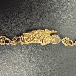 Religious bracelet 14k 6.6grams