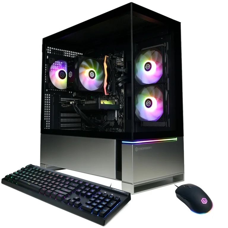 Gaming Desktop, AMD Ryzen 5 8400F, NVIDIA GeForce RTX 5060 8GB, 16GB DDR5, 1TB SSD, Black, GMA7300WST