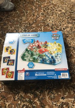 PAw patrol pop up Game
