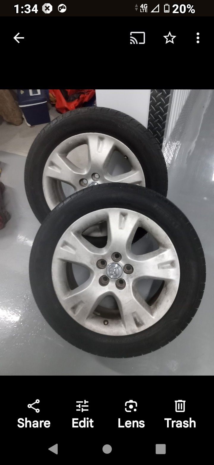 2003 Toyota Matrix Wheels And Tires