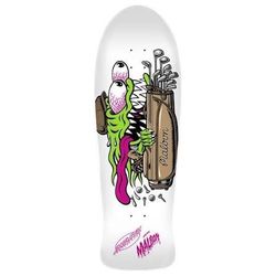 SANTA CRUZ SKATEBOARDS DECK KEITH MEEK SLASHER X MALBON GOLF LIMITED EDITION