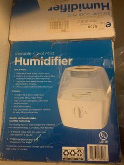 Humidifier ~ New Never Used  Unopened In Box 