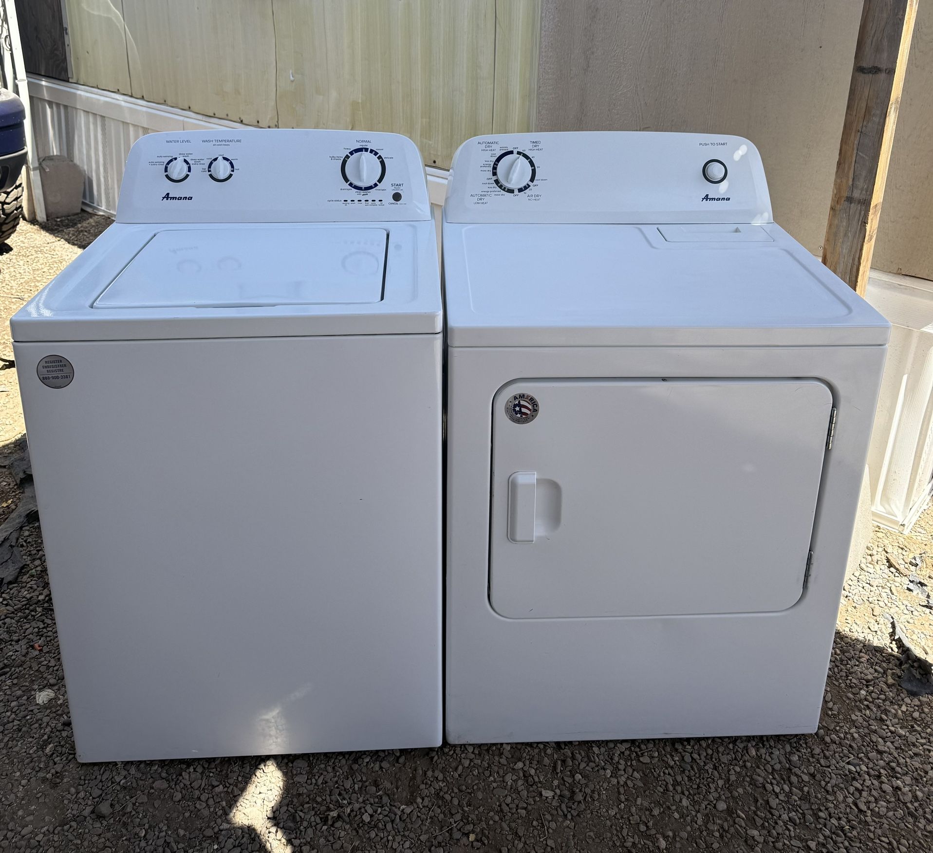 Washer And Dryer Set Amana High Efficiency