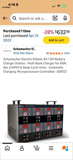 8 Bank battery charger