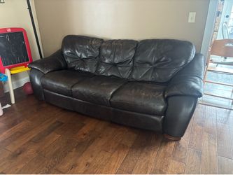 Leather couch