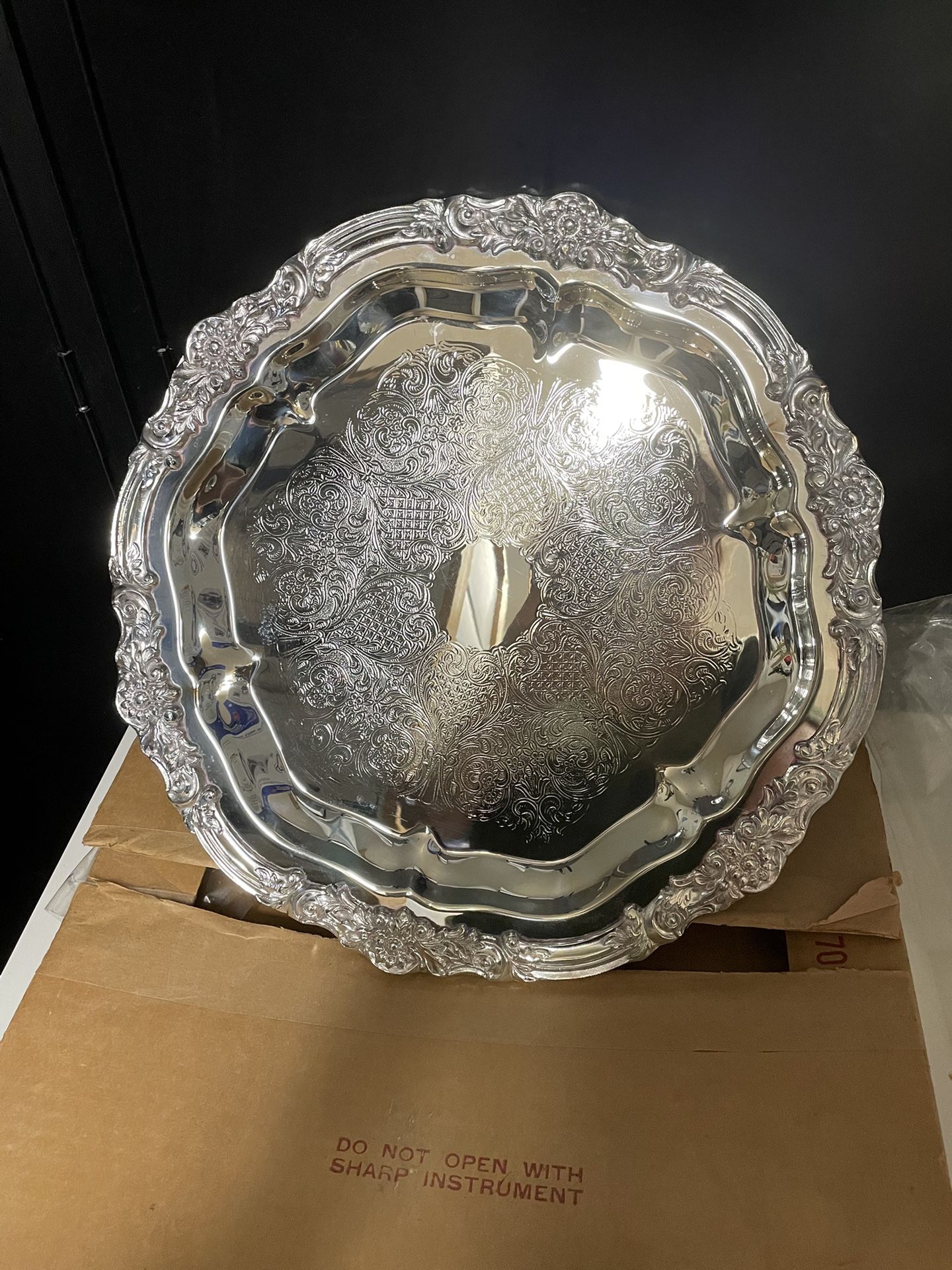 E B Roger’s Silver Co Platter