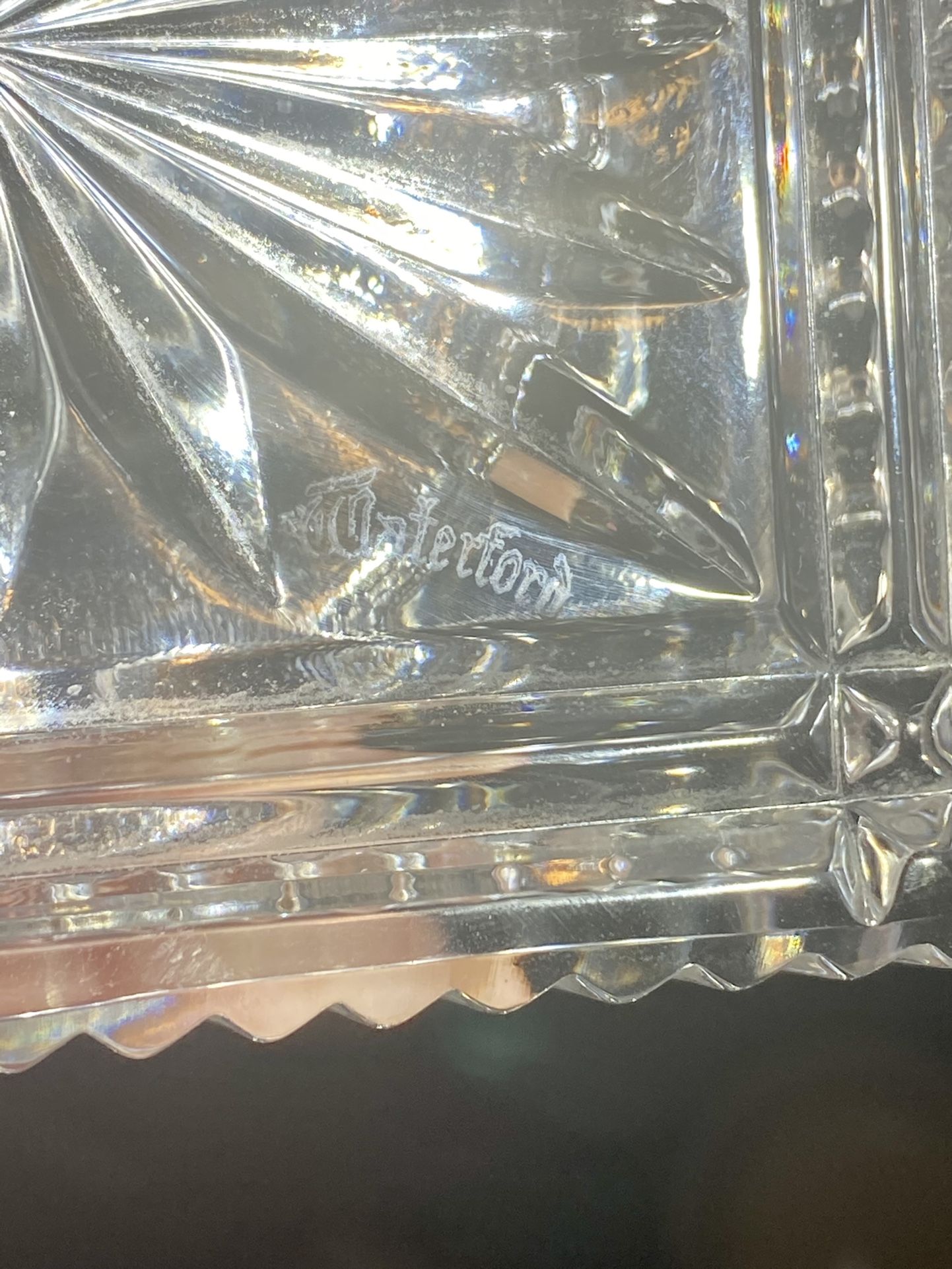 Waterford Crystal Clock Excellent Condition