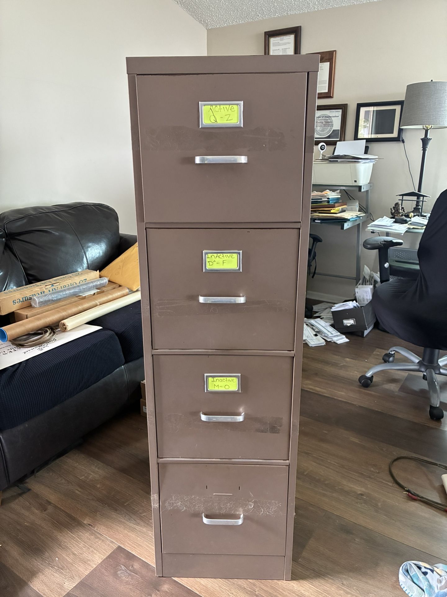 4 Drawer File Cabinet
