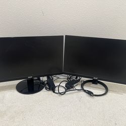 21-inch Acer monitor (x2)