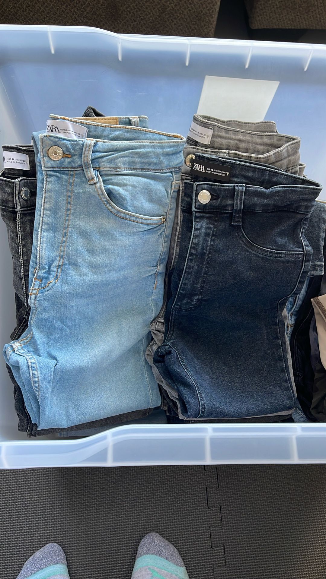 Zara LOT Sale Size 4 -Skinny High Rise Jeggings and Jeans