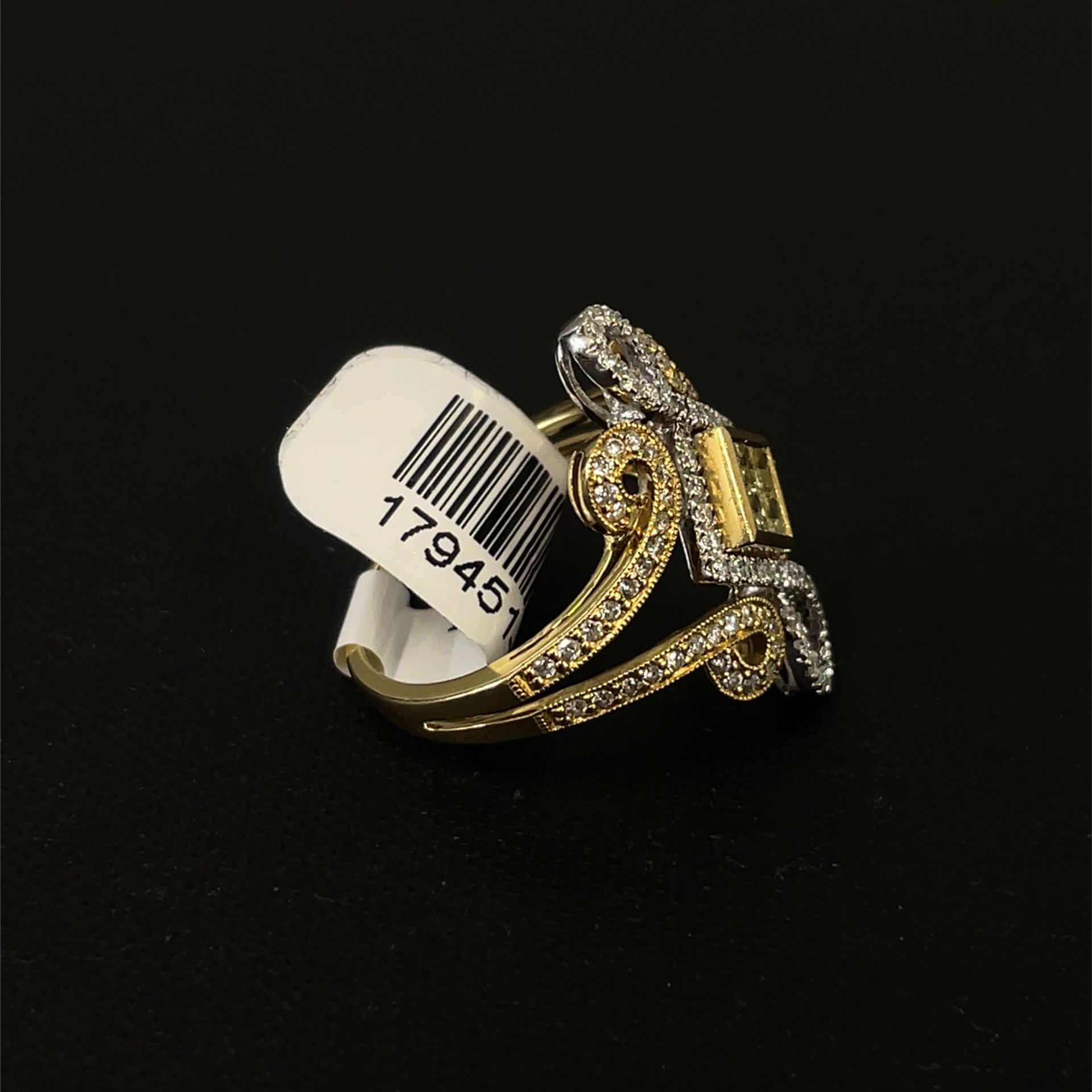 14KT Yellow Gold Diamond Ring 5.60g Size 7 179451