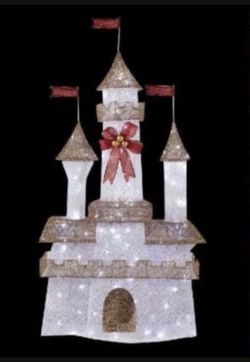 6ft Tall Christmas  Decorations Outdoor Princess Castle