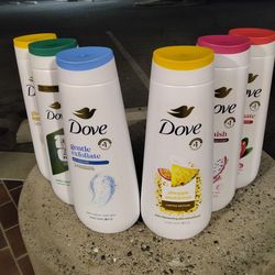 Women's dove body wash