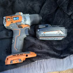 RIDGID SUB COMPACT DRILL W/ BATTERY 