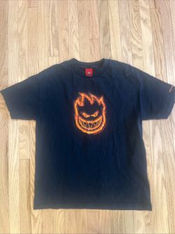 Vintage Spitfire Shirt Skateboard Wheels USA Made Large Faded Distressed Y2K