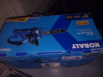 KOBALT CHAINSAW WITH CHARGER & 2 BATTERYS!!! $125