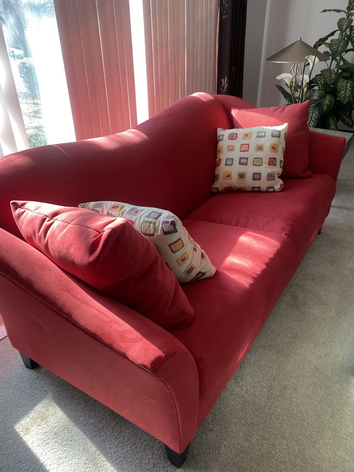 Red Modern Couch