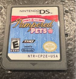 Paws & Claws Pampered Pets (Nintendo DS) E Rated NTSC-U/C Cartridge Only