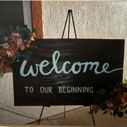 Wedding Welcome Sign 