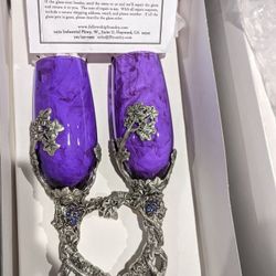 Fellowship Foundry Pewter Purple Vine Flutes