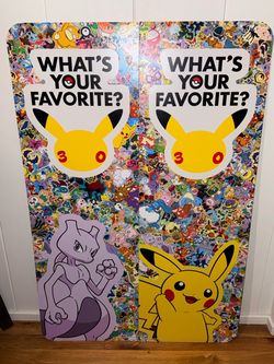 Pokemon 30th anniversary X Target end cap shelf displays limited edition [Set Of 2]