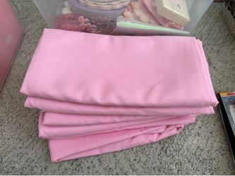 6 Pink Tablecloths 60 x 126 Inch for 8ft Rectangle Tables