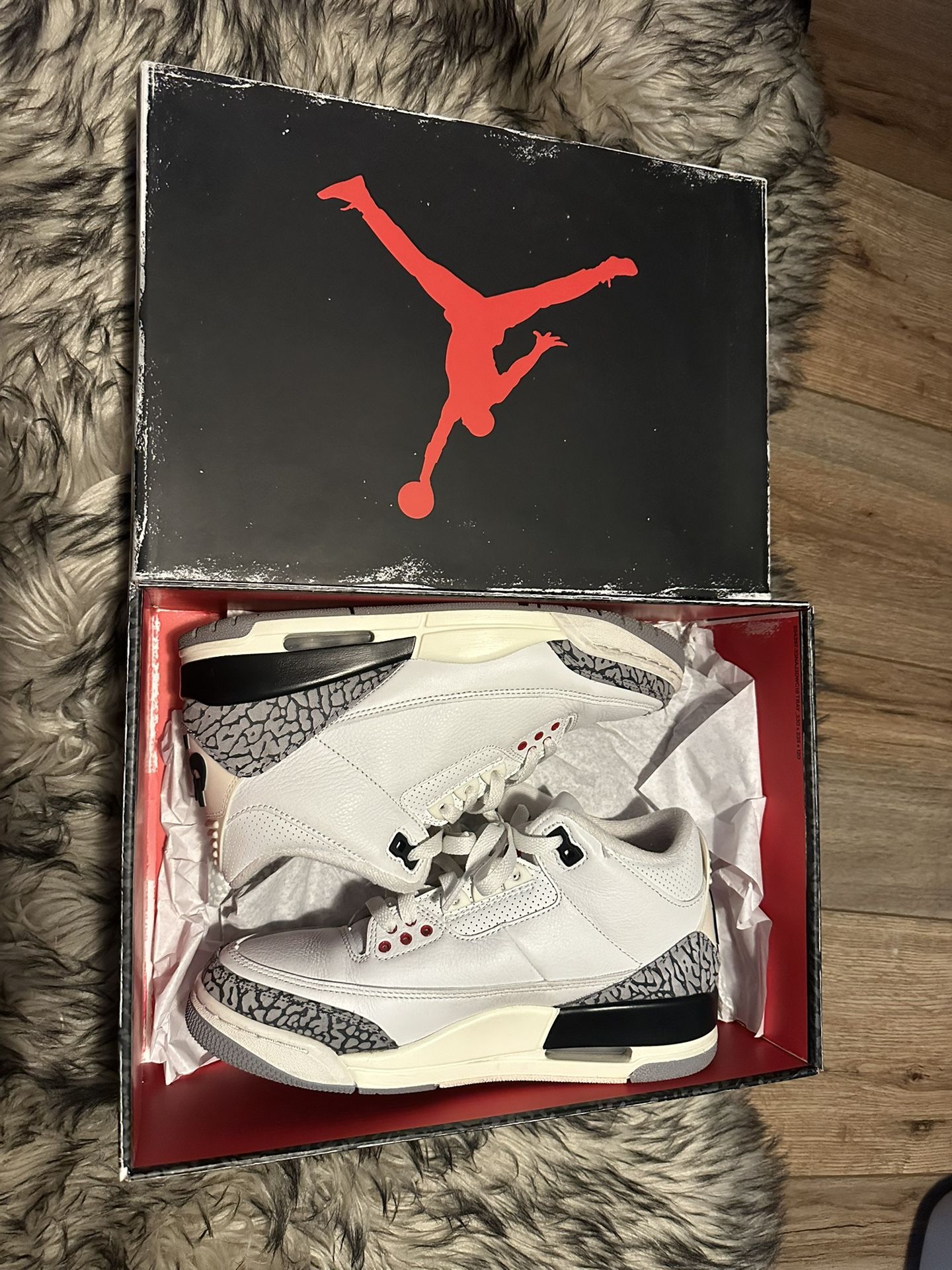 Air Jordan 3 Retro “White Cement” (Reimagined)