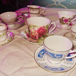 Assorted Vintage Tea Cups