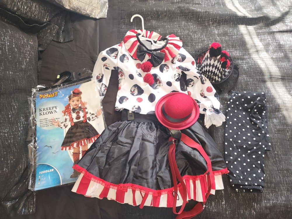 πͺ Toddler βKreepy Klownβ Costume β Like New! π