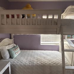 Twin Literal Bed In White Color From Costco 