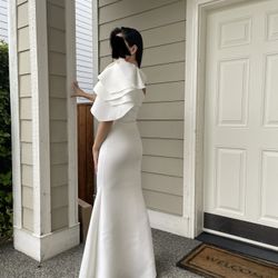 Beautiful White Dress Can Be Maternity Dress