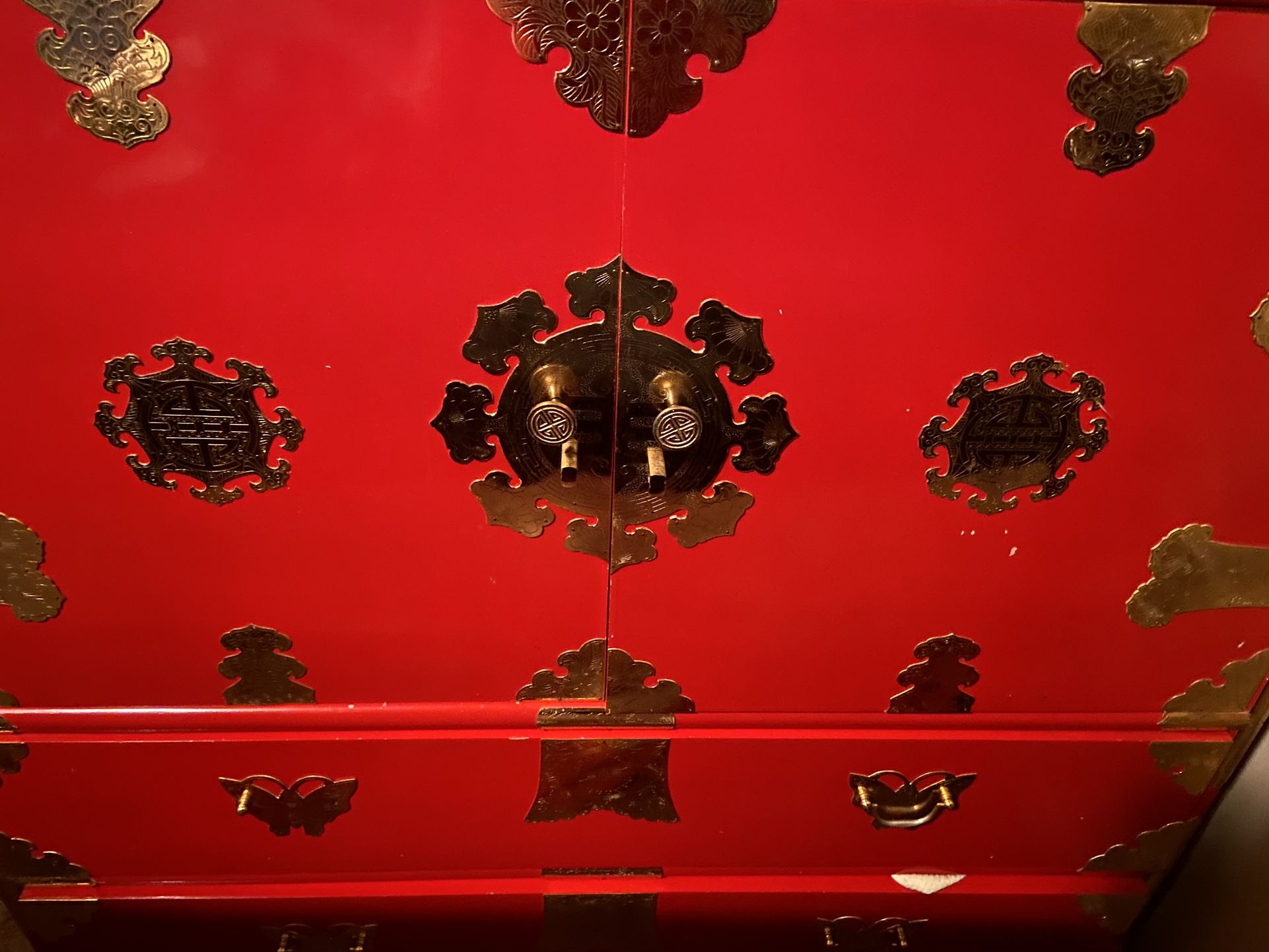 Oriental Lacquered Cabinet