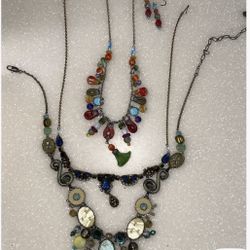 Artisan Ayala Bar Lot (1-Very Vtg)Necklaces & Earrings X