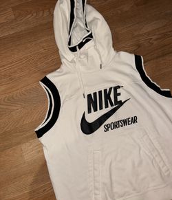 nike hoodie cut off sleeves